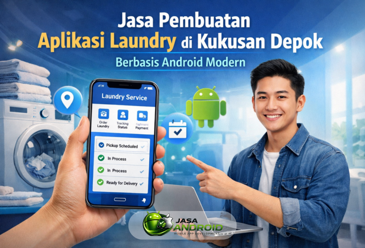 Jasa Pembuatan Aplikasi Laundry di Kukusan Depok Berbasis Android